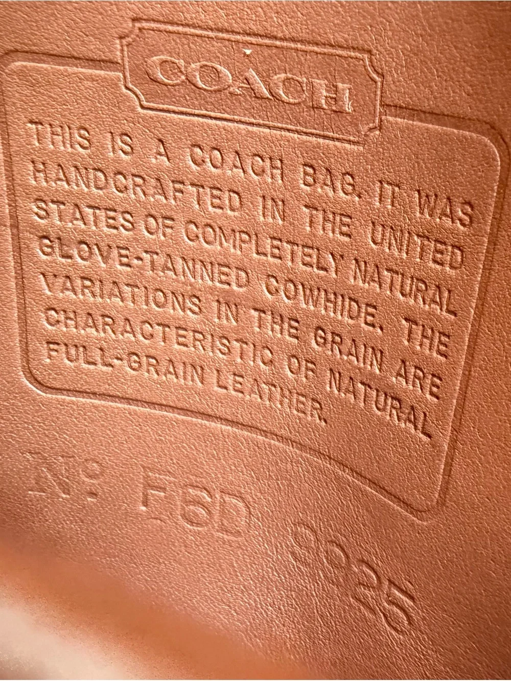 Authentic Coach Carnival 9925 Leather Crossbody Bag